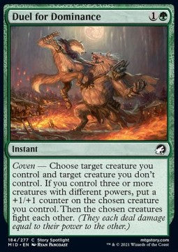 Duell um die Vorherrschaft MID-184 Common Near Mint Deutsch Foil