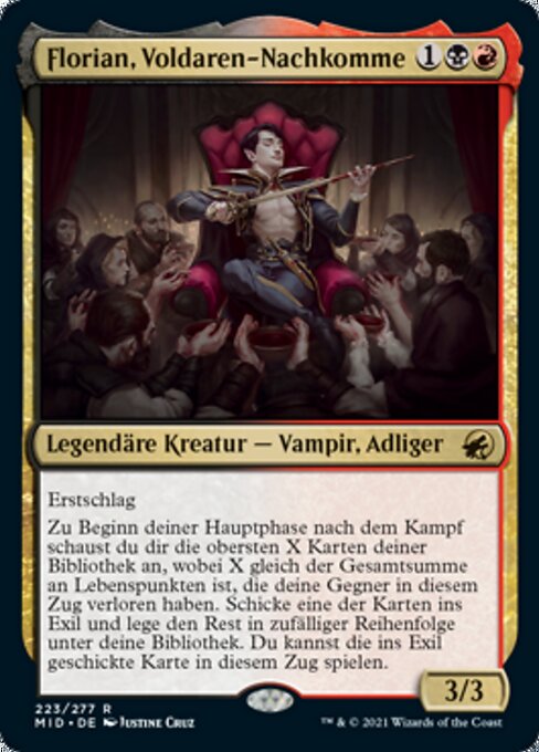 Florian, Voldaren-Nachkomme MID-223 Rare Excellent Deutsch