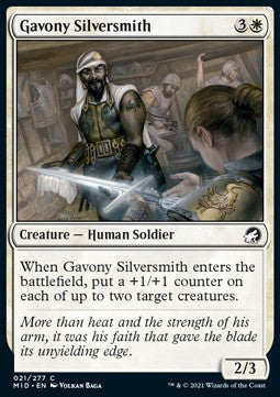 Silberschmied aus Gaven MID-21 Common Near Mint Englisch Foil