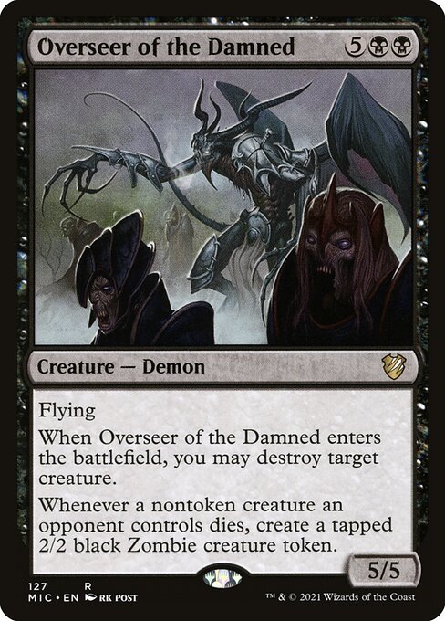Overseer of the Damned MIC-127 Rare Near Mint Englisch