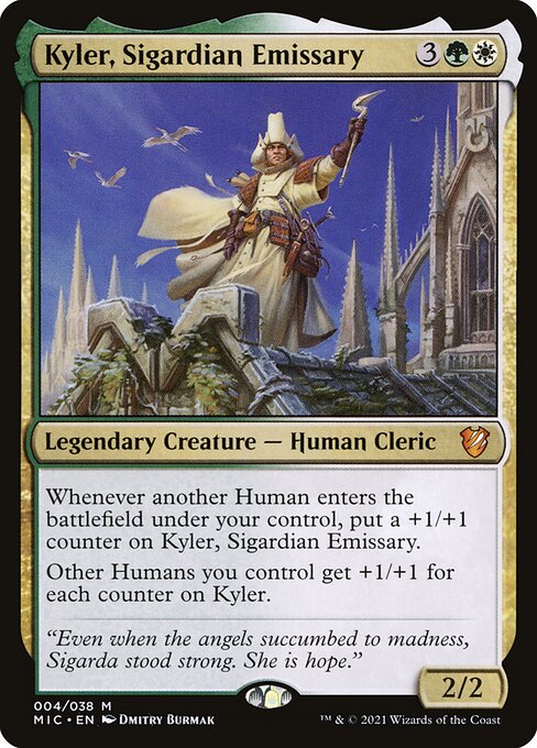 Kyler, Sigardian Emissary MIC-4 Mythic Near Mint Englisch Foil