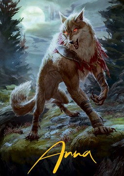 Art Series: Arlinn, the Moon's Fury (V.2) XMID-A02 Tip Card Near Mint Englisch