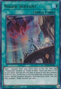 Nadir Servant MP21-135 Ultra Rare Light Played Englisch 1. Auflage