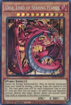 Uria, Herr der reißenden Flammen MP21-252 Secret Rare Excellent Deutsch 1. Auflage