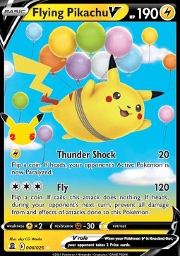 Fliegendes Pikachu V CEL-006 Ultra Rare Excellent Deutsch