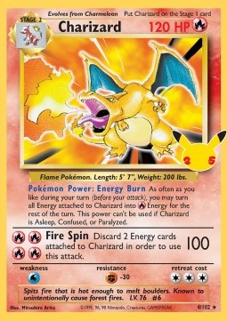 Charizard CEL-BS 4 Holo Rare Near Mint Englisch