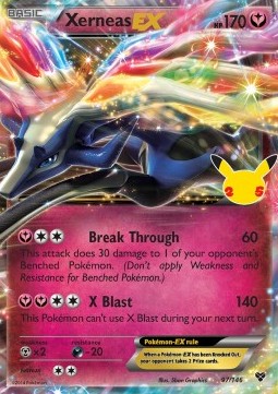 Xerneas EX CEL-XY 97 Ultra Rare Excellent Deutsch