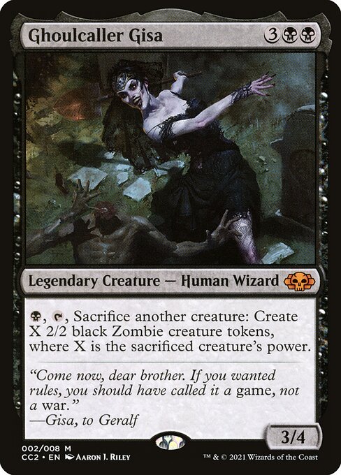 Ghoulcaller Gisa CC2-2 Mythic Near Mint Englisch Foil