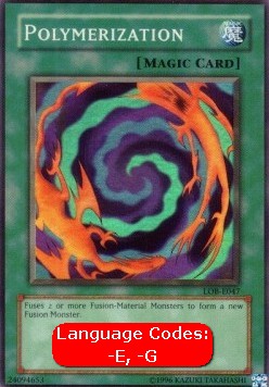 Polymerisation (V.1) LOB-047 Super Rare Poor Deutsch