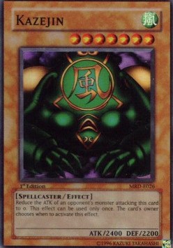Kazejin MRD-026 Super Rare Played Englisch 1. Auflage