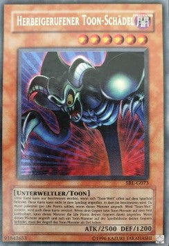 Herbeigerufener Toon-Schädel (V.1) SRL-073 Ultra Rare Poor Deutsch