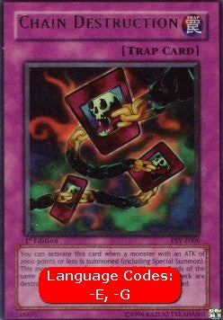 Kettenzerstörung PSV-DE006 Ultra Rare Played Deutsch