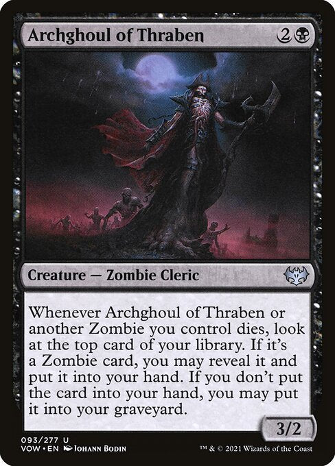 Erzghul von Thraben VOW-93 Uncommon Excellent Englisch Foil