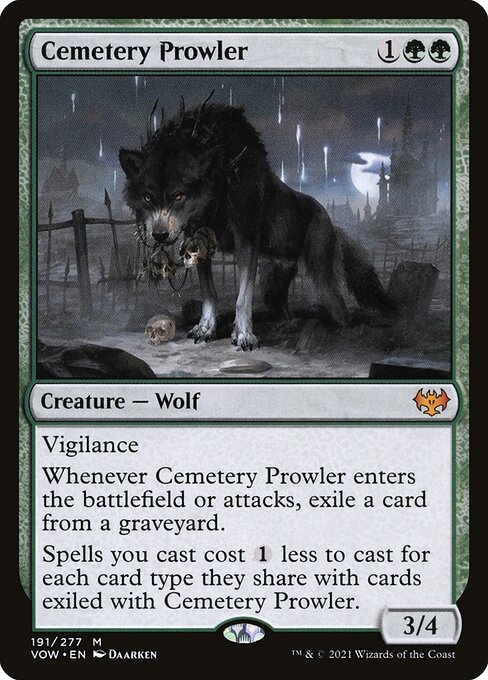 Cemetery Prowler VOW-191 Mythic Near Mint Englisch Foil