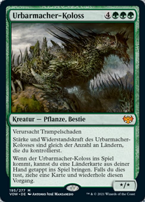 Urbarmacher-Koloss VOW-195 Mythic Good Deutsch