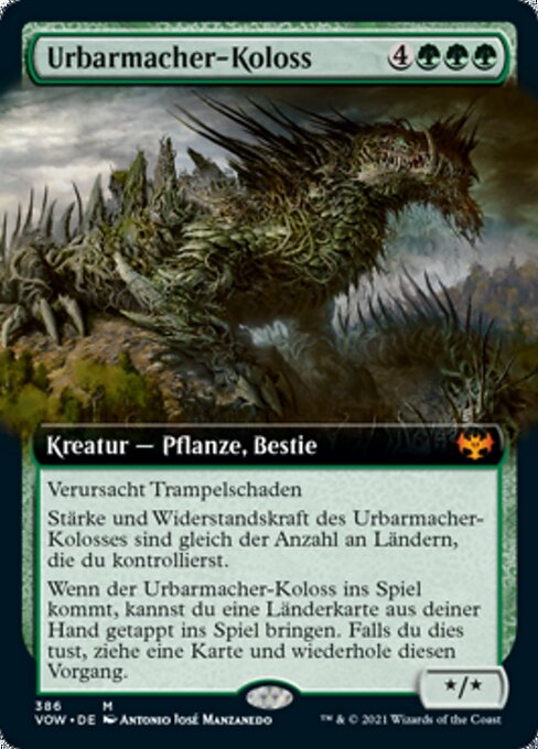 Urbarmacher-Koloss XVOW-386 Excellent Deutsch Foil