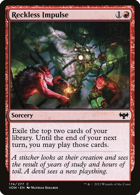 Reckless Impulse VOW-174 Common Near Mint Englisch Foil