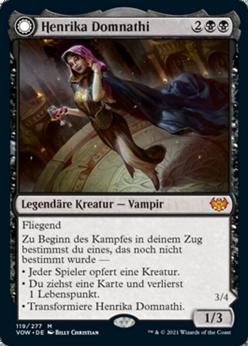 Henrika Domnathi // Henrika, höllische Seherin VOW-119 Mythic Near Mint Deutsch