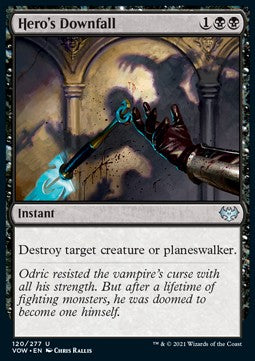 Des Helden Untergang VOW-120 Uncommon Excellent Englisch Foil