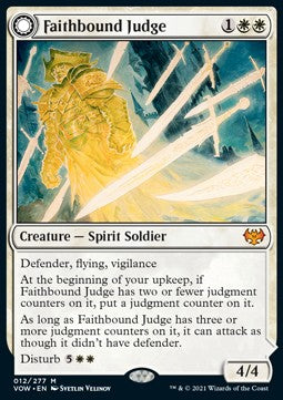 Glaubenstreuer Richter // Richtspruch des Sünders VOW-12 Mythic Near Mint Englisch