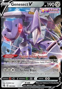 Genesect V FST-185 Ultra Rare Poor Deutsch