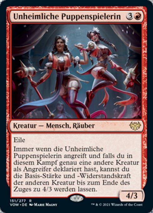 Unheimliche Puppenspielerin VOW-151 Rare Excellent Deutsch
