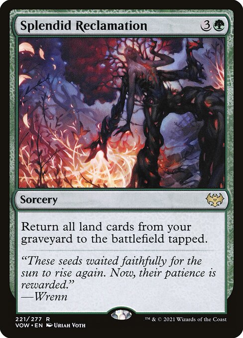 Splendid Reclamation VOW-221 Rare Near Mint Englisch
