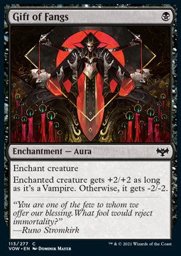 Gabe der Vampirzähne VOW-113 Common Excellent Englisch Foil