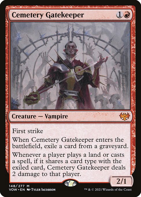 Cemetery Gatekeeper VOW-148 Mythic Near Mint Englisch