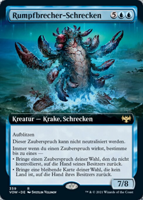 Rumpfbrecher-Schrecken XVOW-359 Near Mint Deutsch