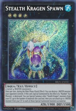 Tarnkappen-Kragenkraken-Brut BROL-031 Secret Rare Near Mint Deutsch 1. Auflage