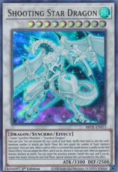 Sternschnuppen-Drache BROL-071 Ultra Rare Good Deutsch 1. Auflage