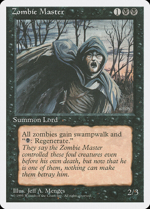 Zombie Master 4ED- Rare Good Englisch