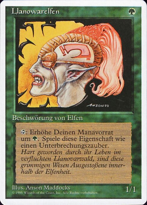 Llanowarelfen 4ED- Common Poor Deutsch