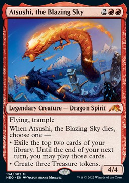 Atsushi der Feuerhimmel NEO-134 Mythic Near Mint Englisch