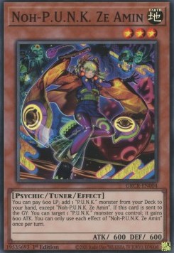 Noh-P.U.N.K. Ze Amin GRCR-004 Super Rare Excellent Deutsch 1. Auflage