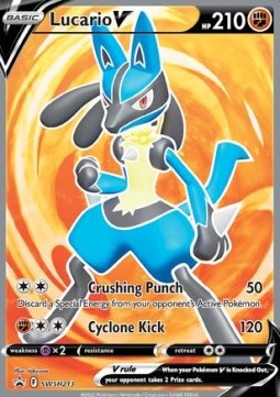 Lucario V SWSH-213 Promo Near Mint Englisch