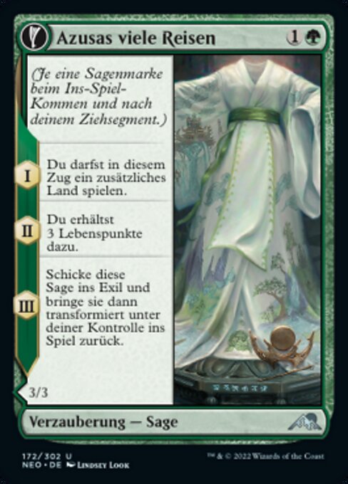 Azusa's Many Journeys // Likeness of the Seeker NEO-172 Uncommon Excellent Deutsch