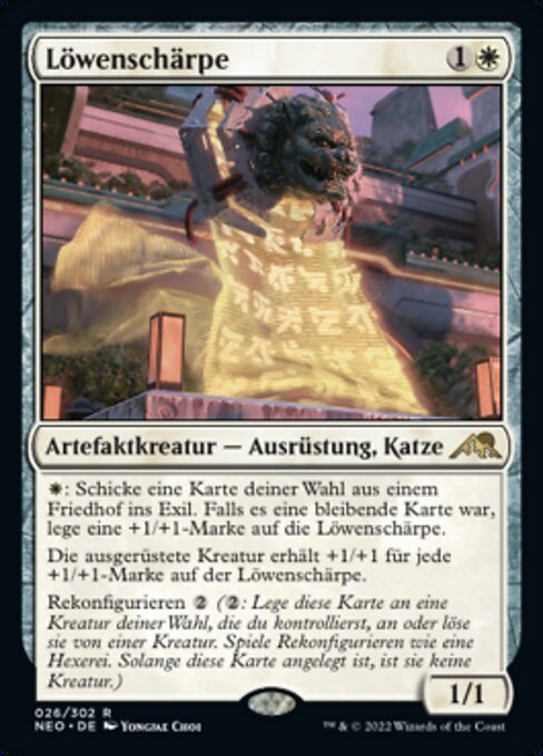 Löwenschärpe NEO-26 Rare Near Mint Deutsch