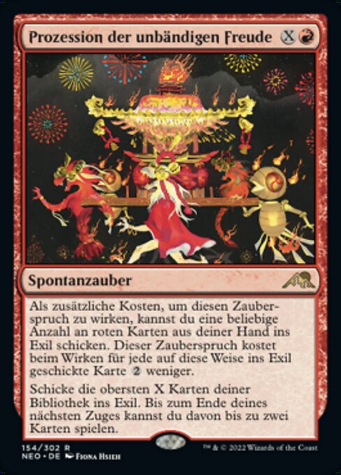 Prozession der unbändigen Freude NEO-154 Rare Near Mint Deutsch