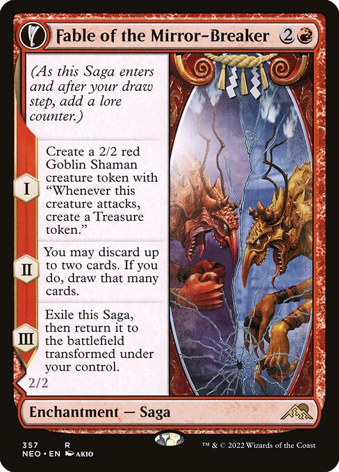 Fable of the Mirror-Breaker // Reflection of Kiki-Jiki (V.1) XNEO-357 Rare Excellent Deutsch