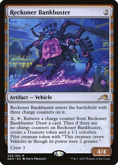 Reckoner Bankbuster NEO-255 Rare Near Mint Englisch Foil