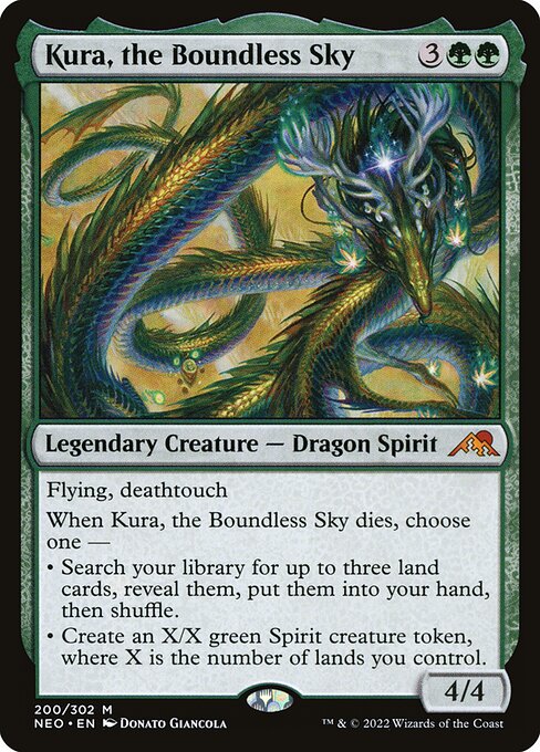 Kura der Füllehimmel NEO-200 Mythic Near Mint Englisch Foil