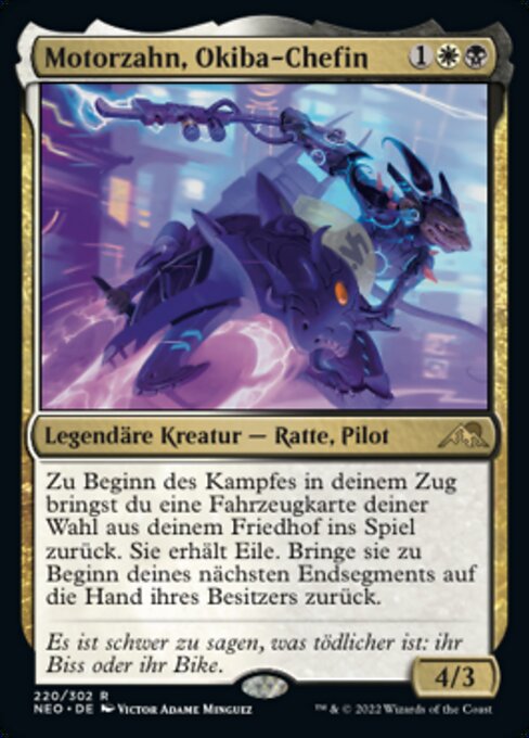 Motorzahn, Okiba-Chefin NEO-220 Rare Good Deutsch