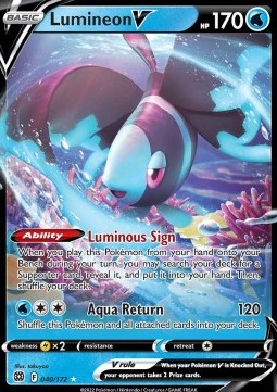 Lumineon V BRS-040 Ultra Rare Near Mint Englisch