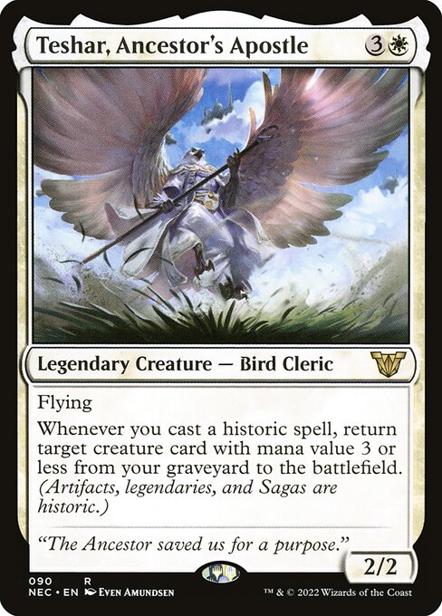 Teshar, Ancestor's Apostle NEC-90 Rare Near Mint Englisch