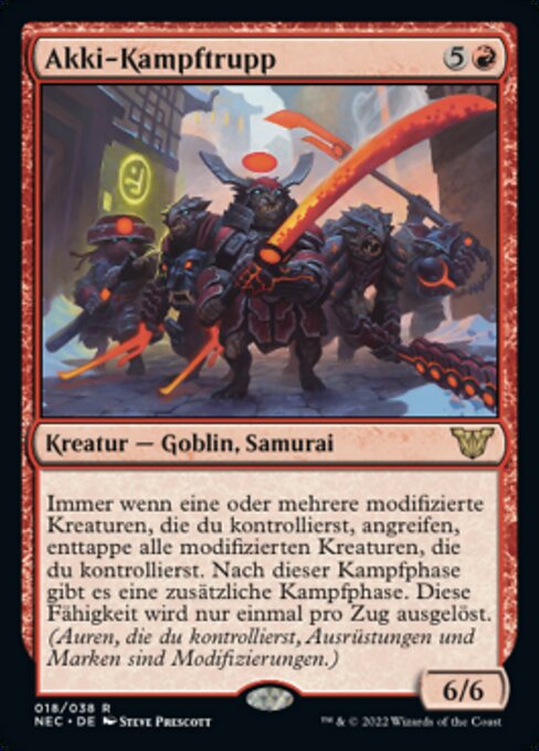 Akki-Kampftrupp (V.1) NEC-18 Rare Near Mint Deutsch