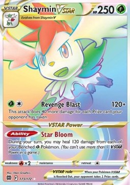 Shaymin VSTAR BRS-173 Secret Rare Near Mint Deutsch