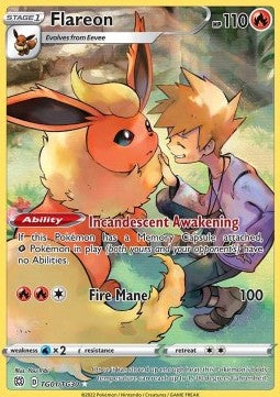 Flareon BRS-TG01 Holo Rare Good Französisch