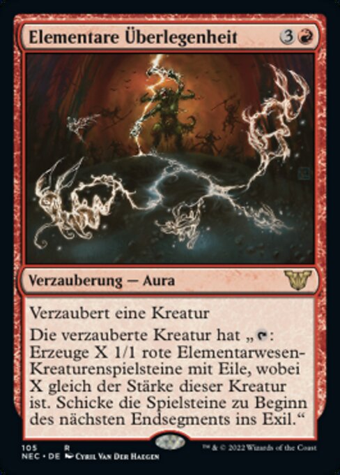Elementare Überlegenheit NEC-105 Rare Near Mint Deutsch